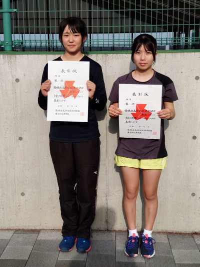 女子ダブルス2位